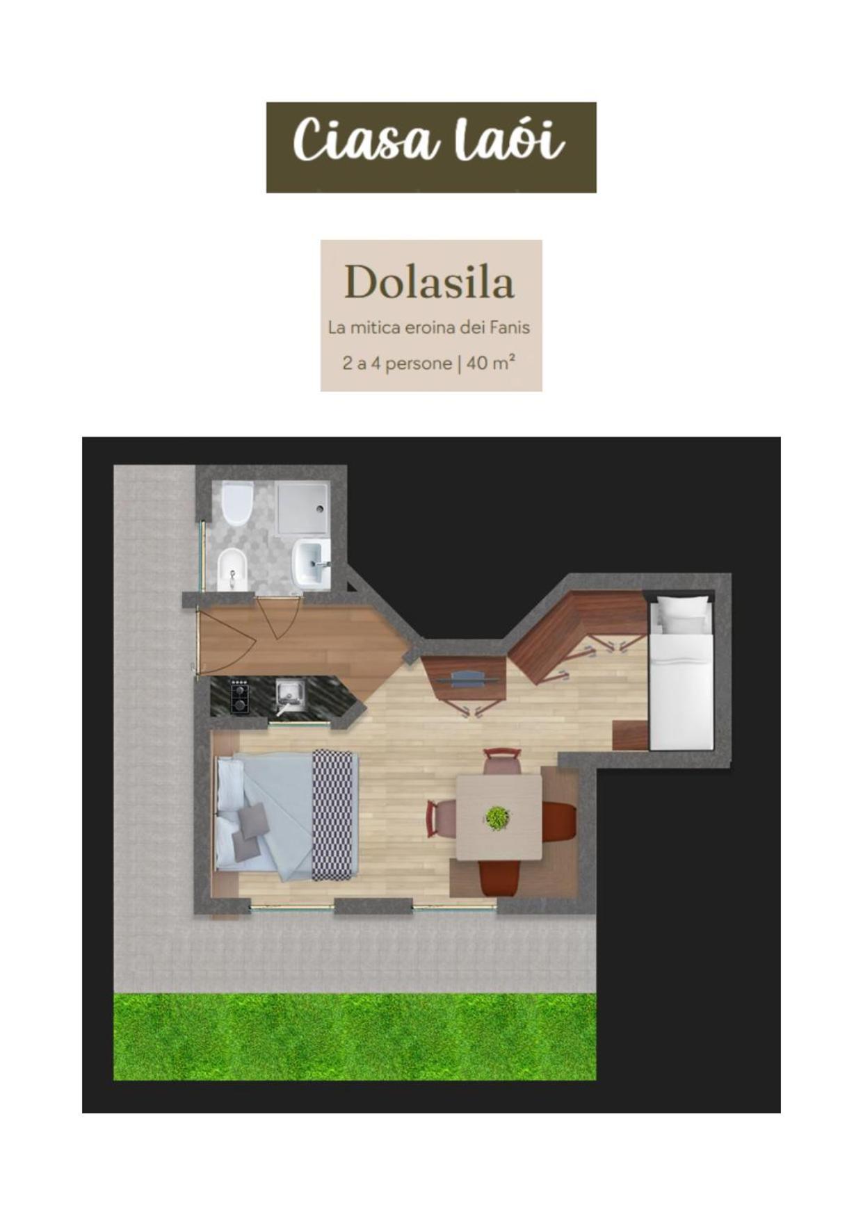 Apartment Ciasa Laoi ซานกัสซิอาโน ภายนอก รูปภาพ