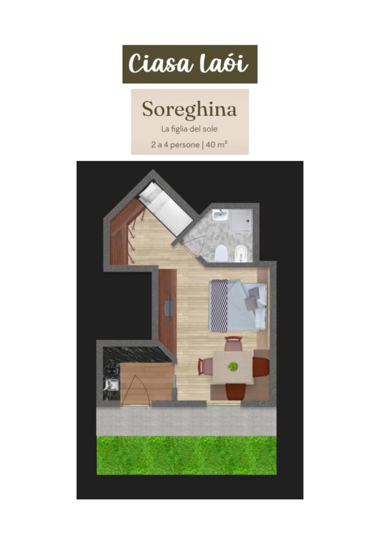 Apartment Ciasa Laoi ซานกัสซิอาโน ภายนอก รูปภาพ